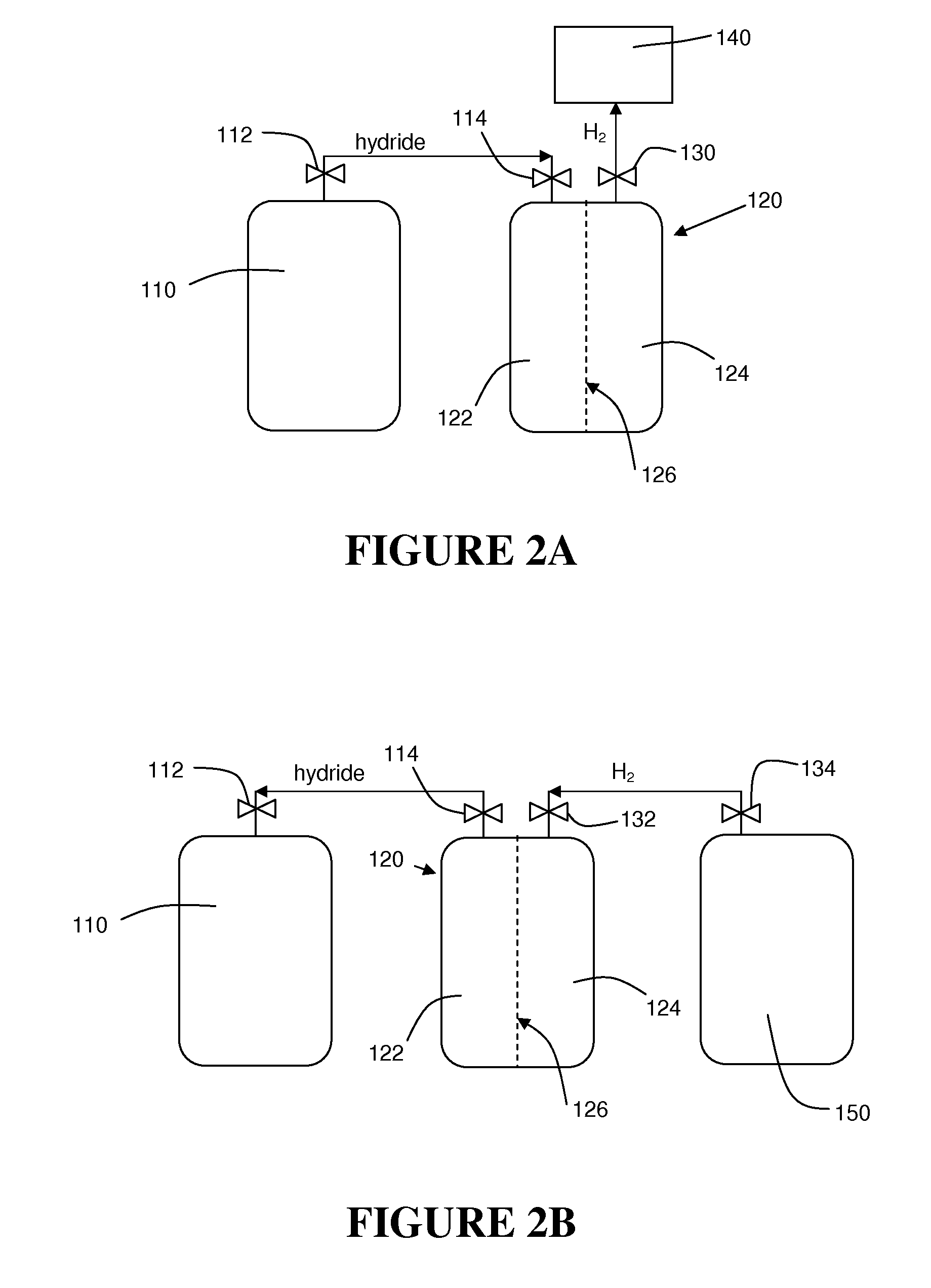 Apparatus and method for hydrogen generation from gaseous hydride