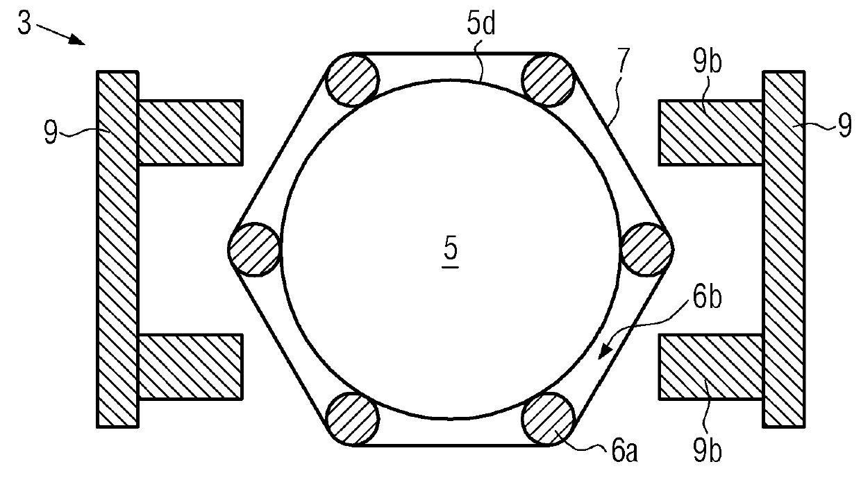 A device and a method for labelling containers through label cases