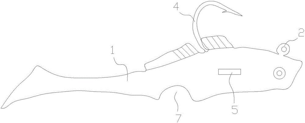 Assembled rheid bionic environment-friendly bait