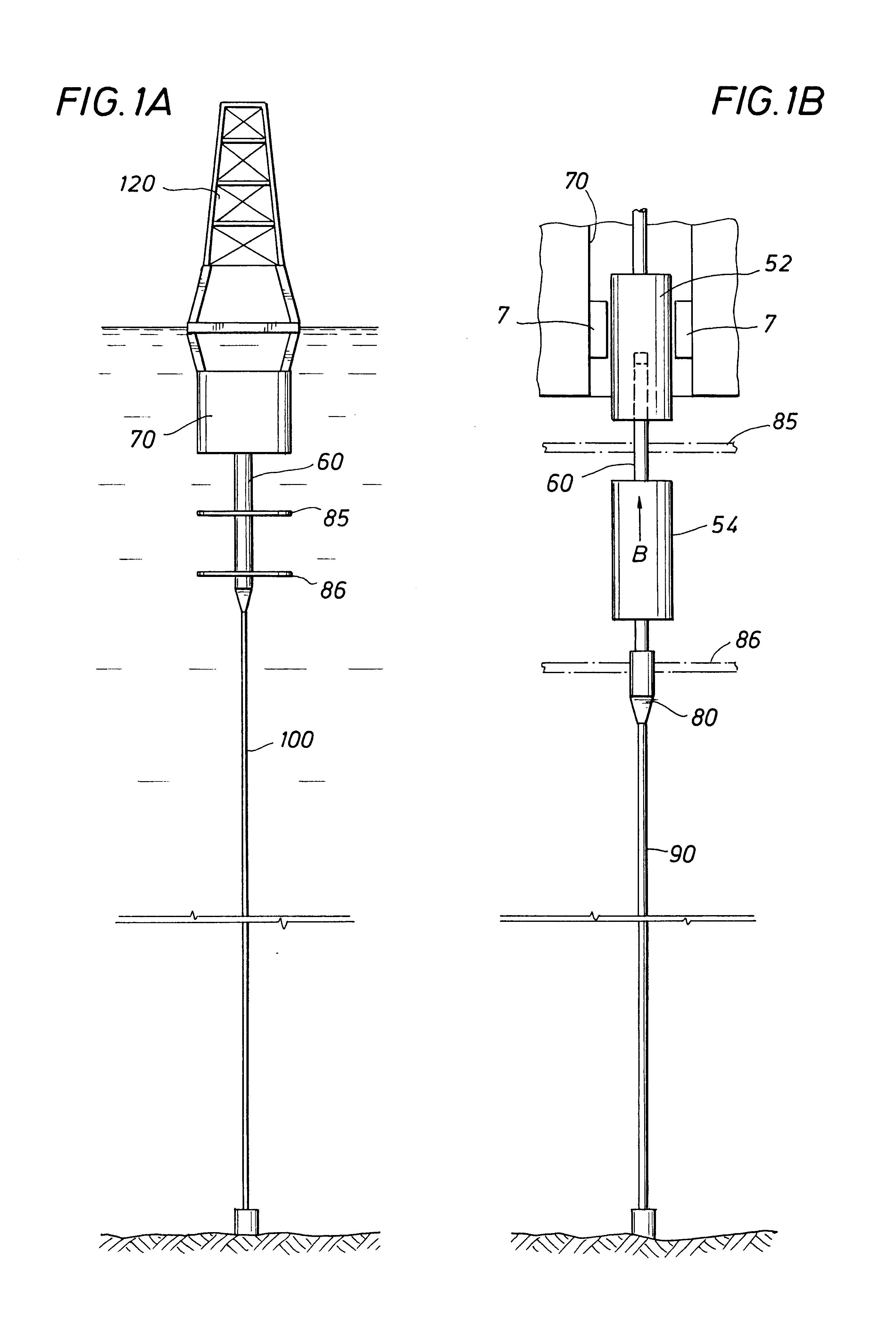 Riser support for floating offshore structure