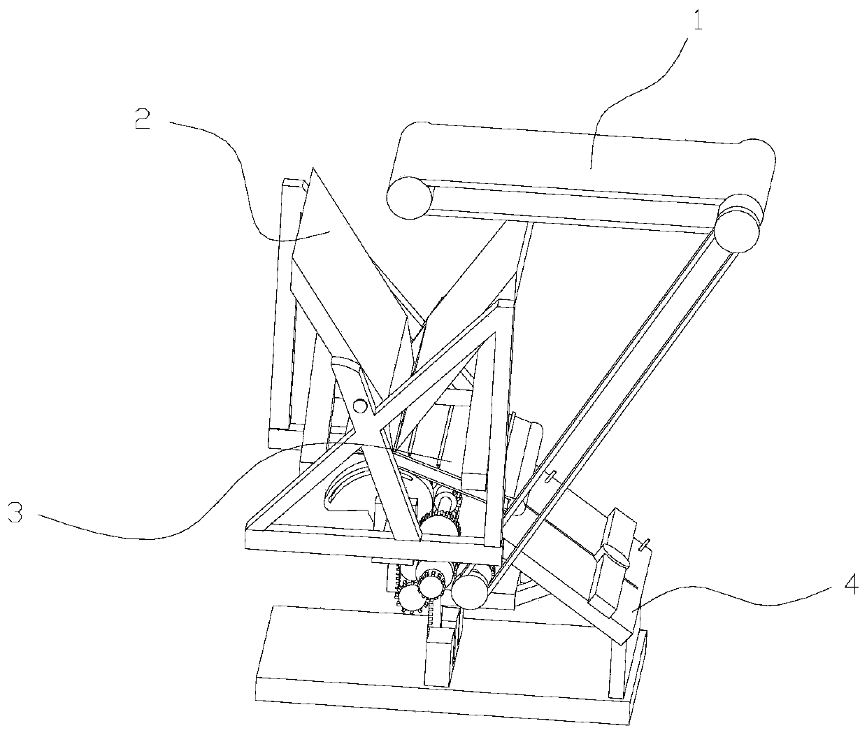 Material batching multi-directional transmission mechanism and method for processing spiced beef based on same