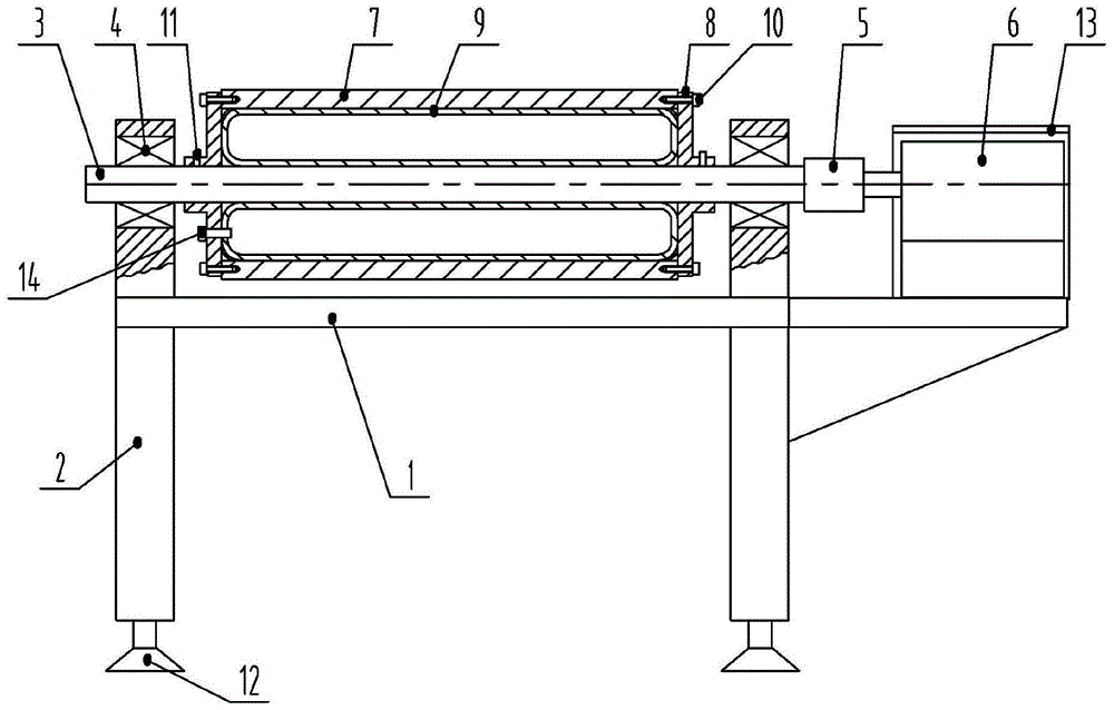 Simple polishing machine for the production of piano shell parts