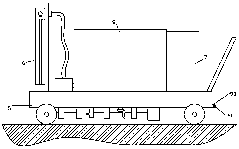 Pesticide spraying device for agricultural production and planting