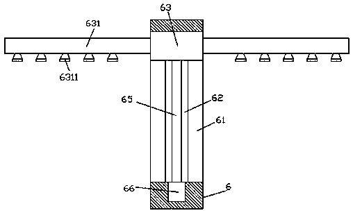 Pesticide spraying device for agricultural production and planting