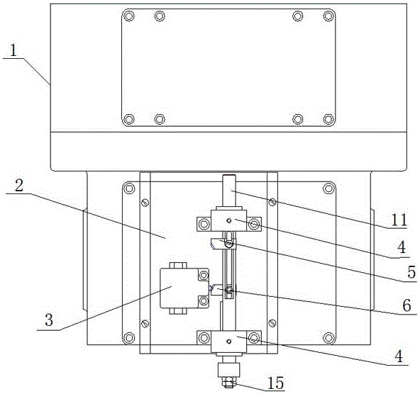 Tapping travel control mechanism for tapping equipment