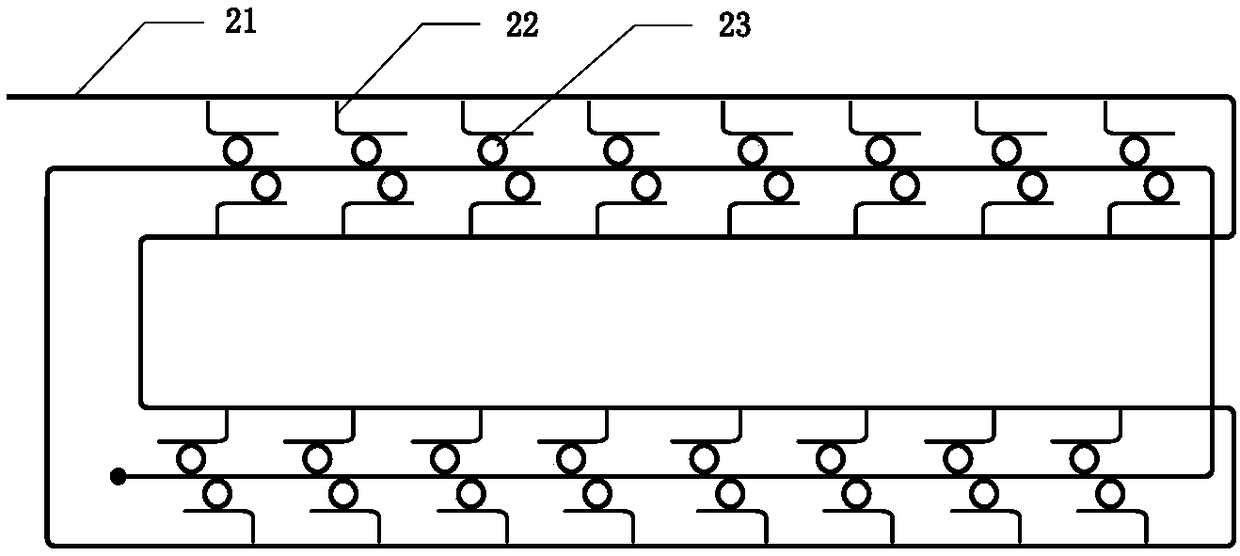 Multi-cast broadcast communication perception optical on-chip network architecture and communication method