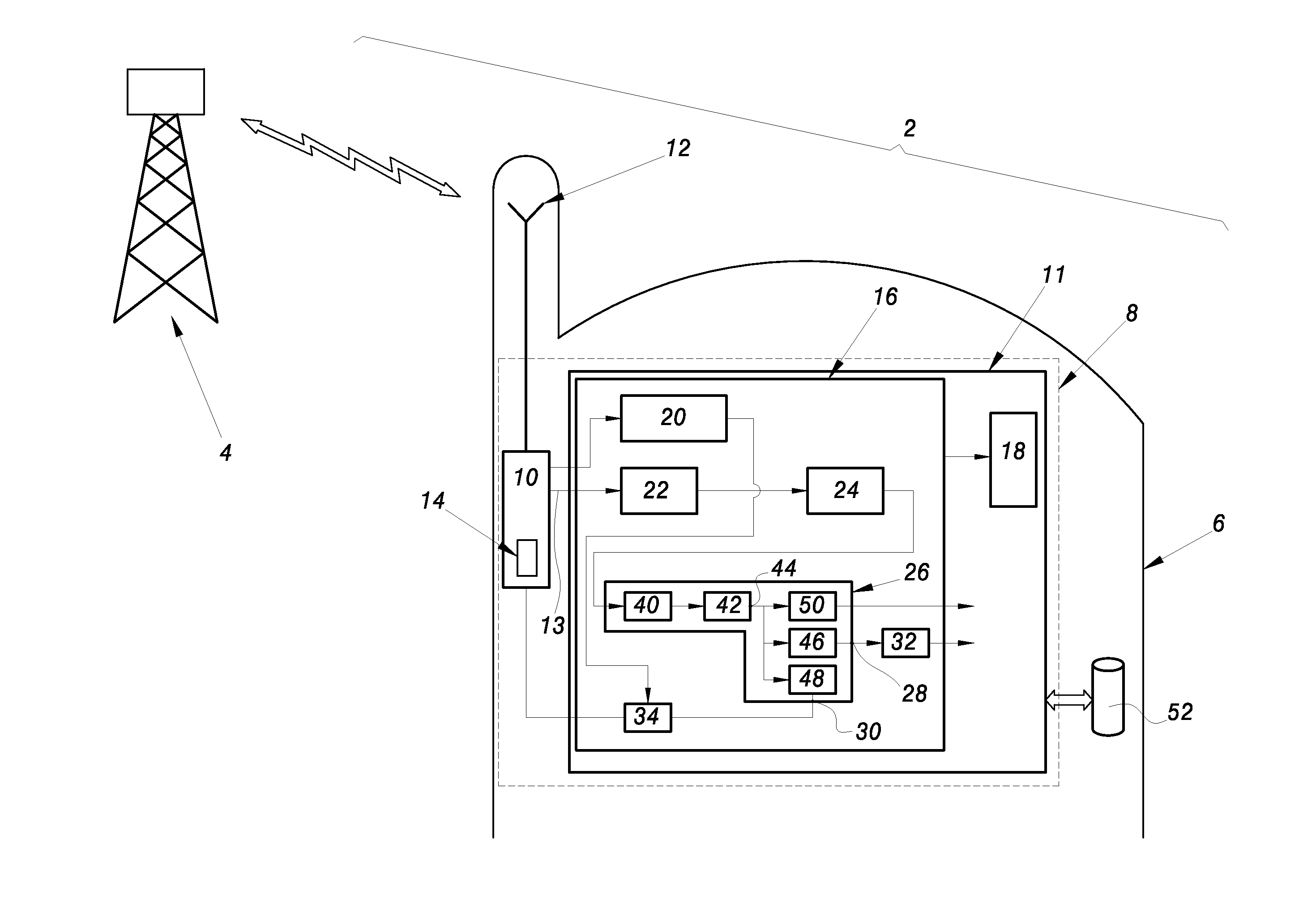 Method, a program and a module to estimate a doppler maximum frequency and an oscillator frequency offset, receiver including the module