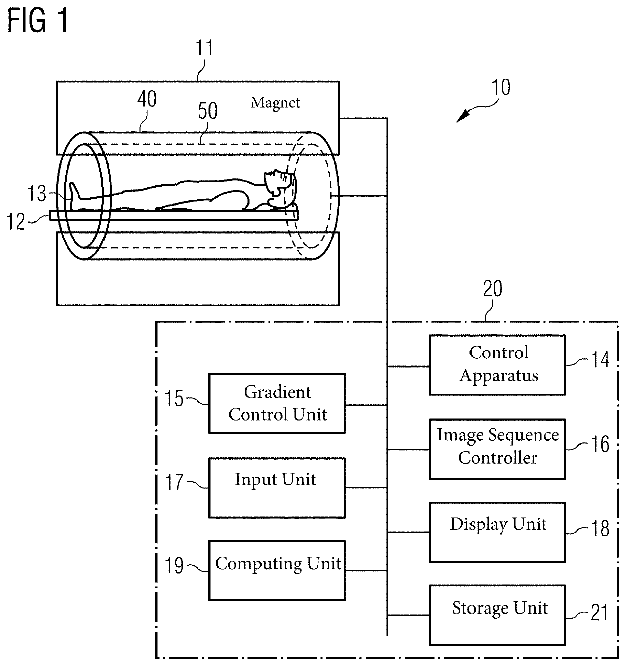 Adjusting a field distribution of an antenna arrangement of a magnetic resonance system