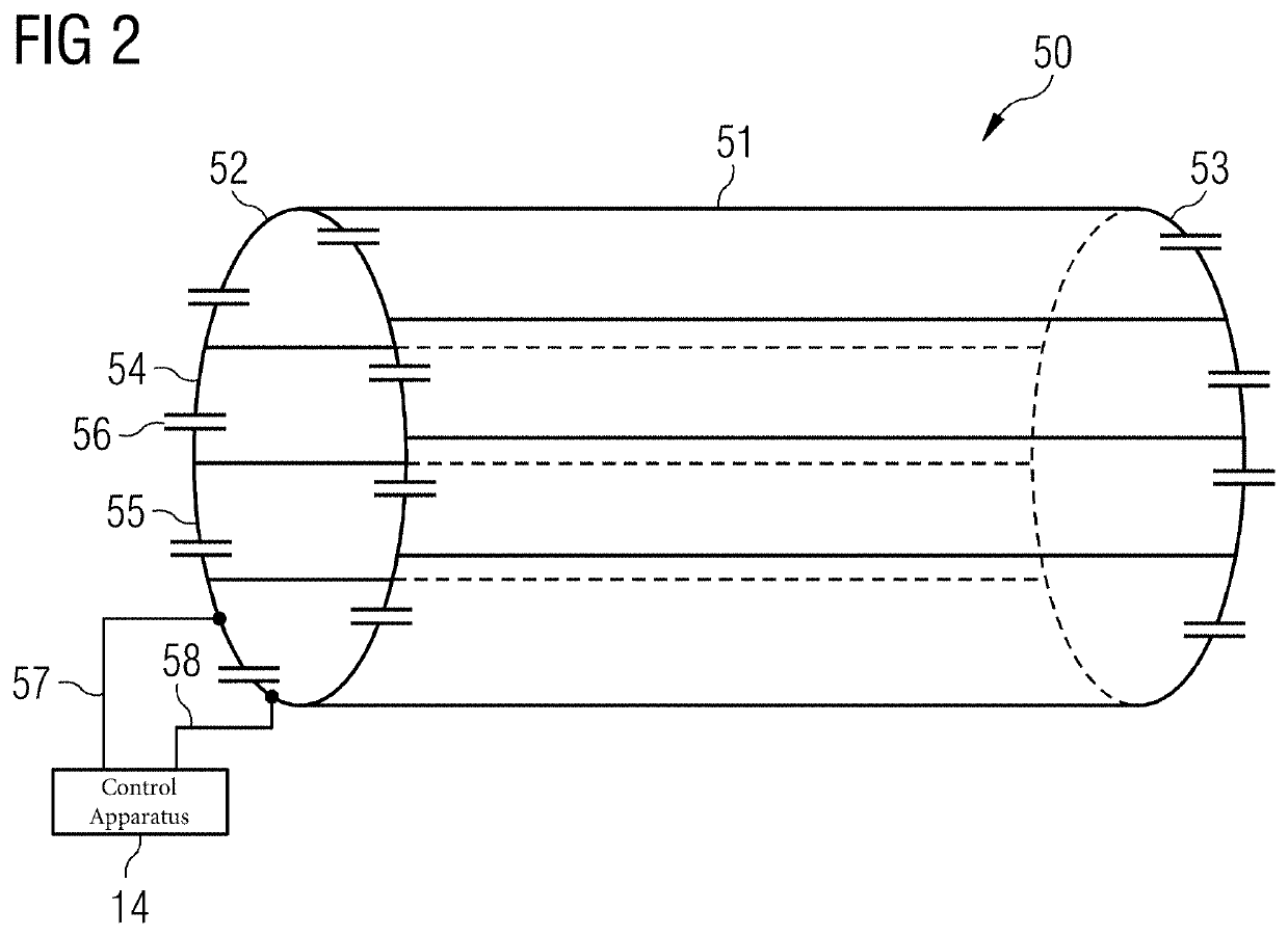 Adjusting a field distribution of an antenna arrangement of a magnetic resonance system