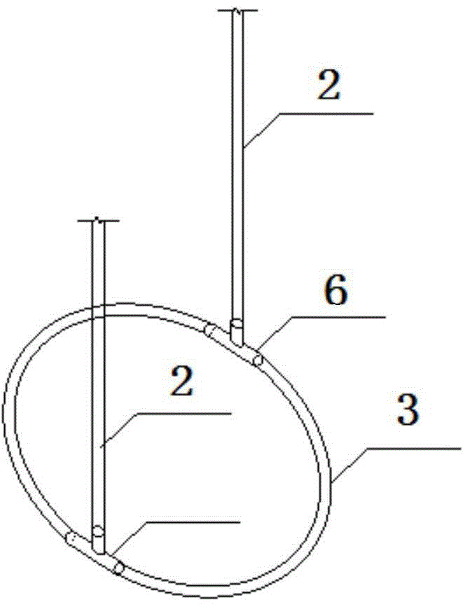 Manual grouting layer method pile toe three-dimensional post-pressure grouting structure and pouring method