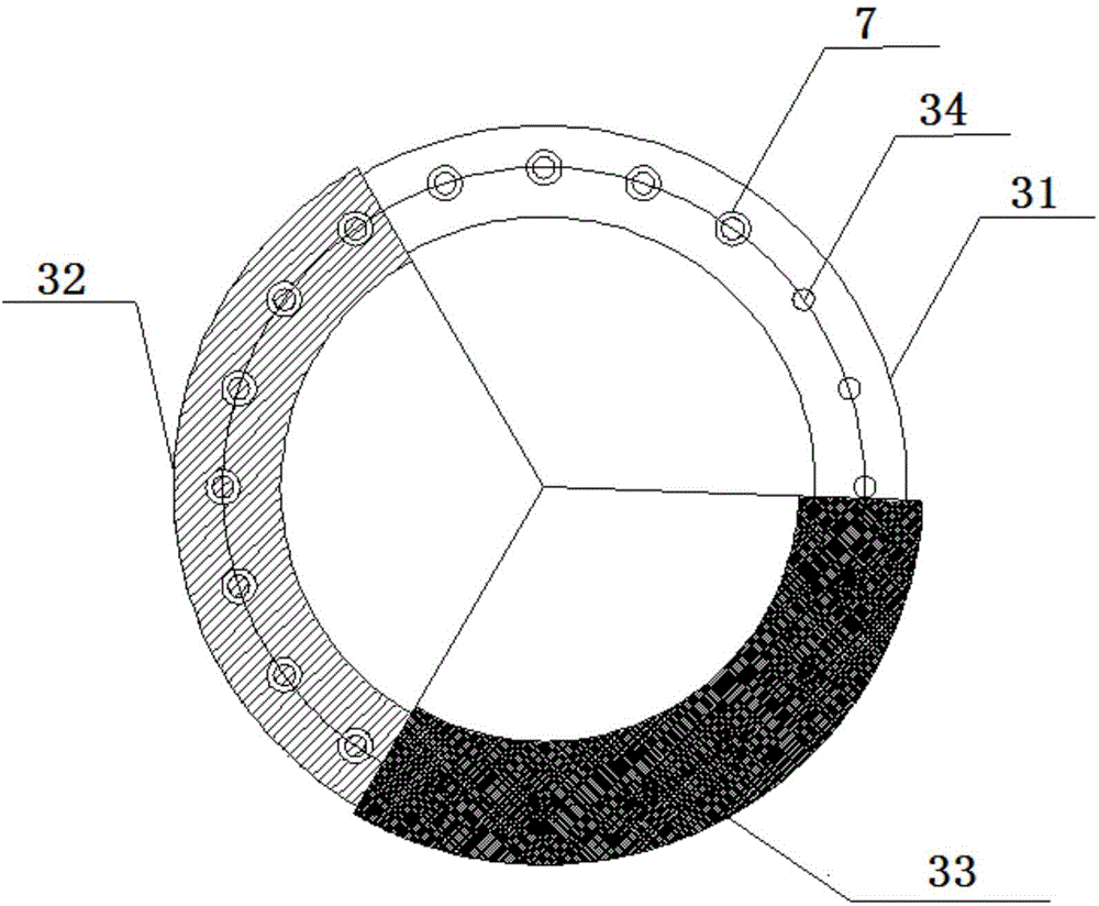 Manual grouting layer method pile toe three-dimensional post-pressure grouting structure and pouring method