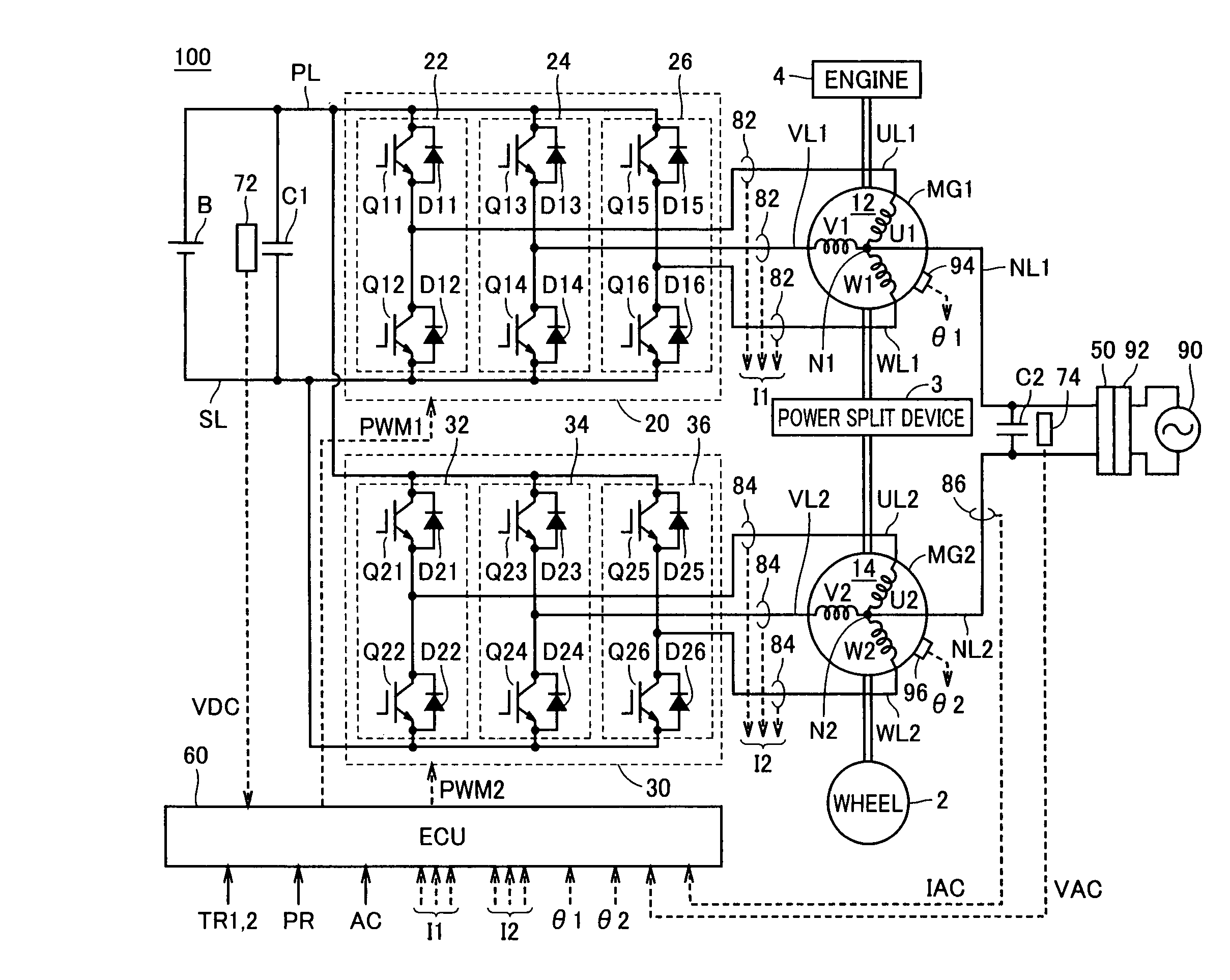 Charge control device and vehicle using the same