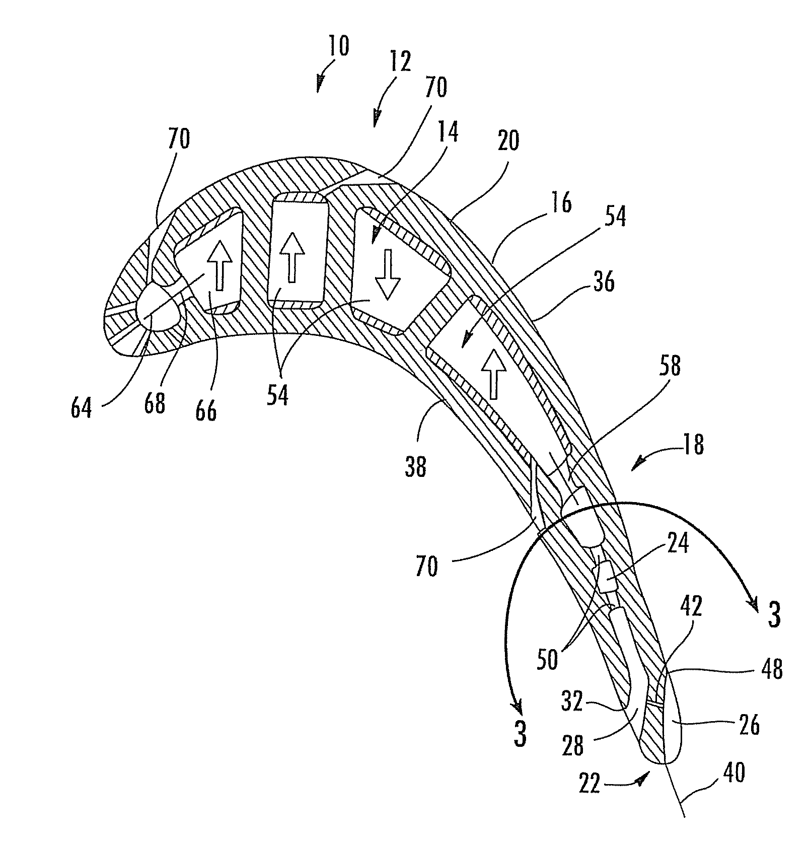 Turbine blade with multiple trailing edge cooling slots