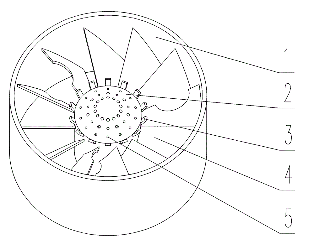 Zigzag gas burner