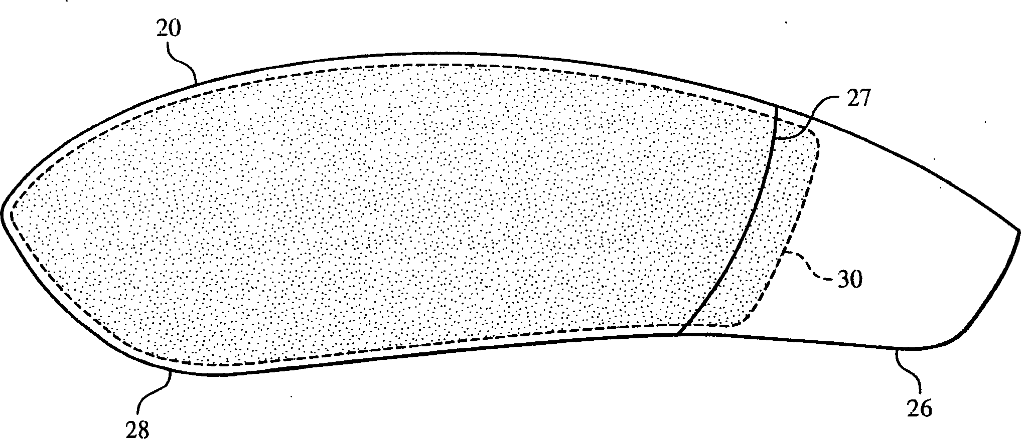 Adapting artificial finger nail and its mfg. method