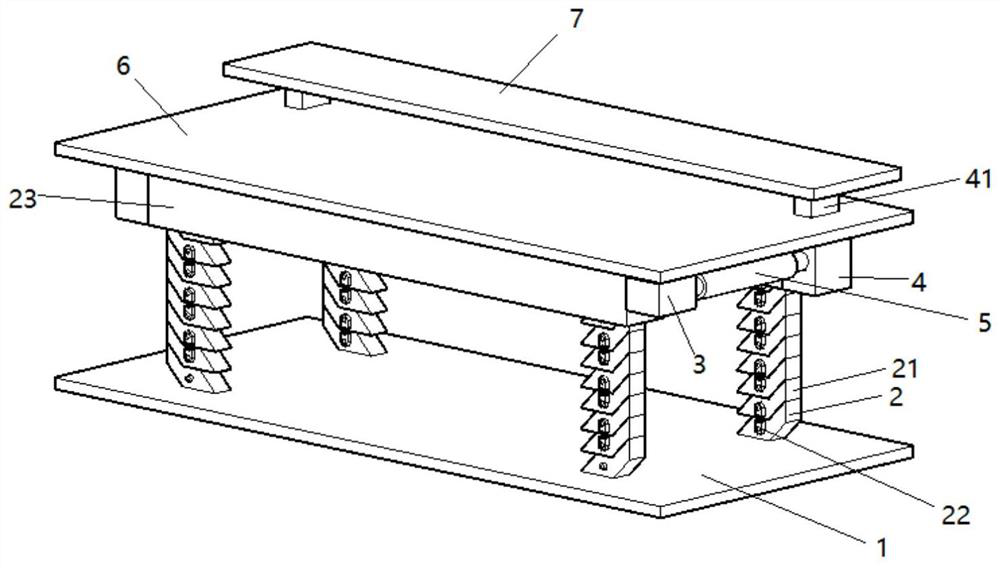 Stackable lifting table