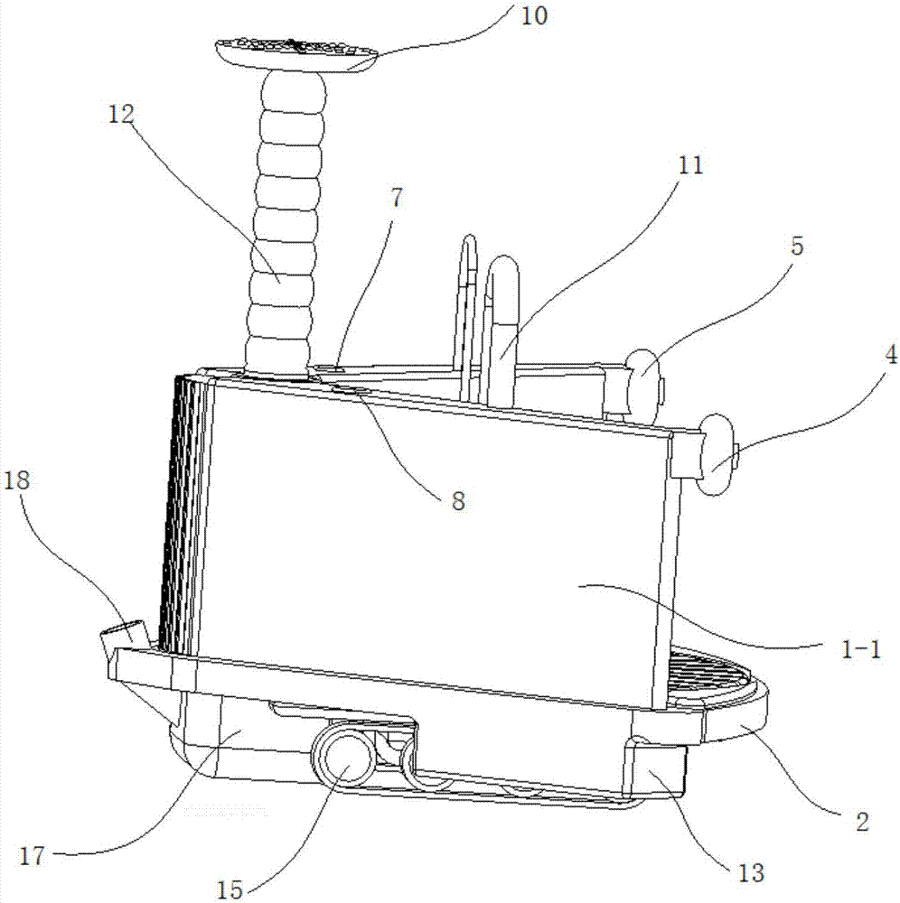 Movable intelligent potted plant cultivation platform