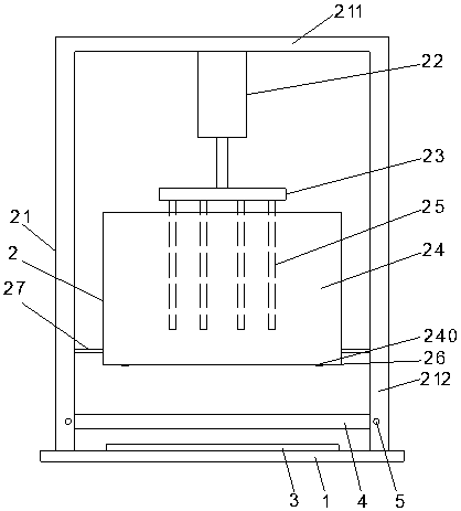 Wood gluing device