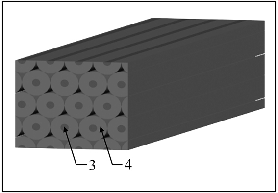 Method for preparing exoskeleton structure fiber monolith zirconium carbide ceramic through wet spinning and co-extrusion