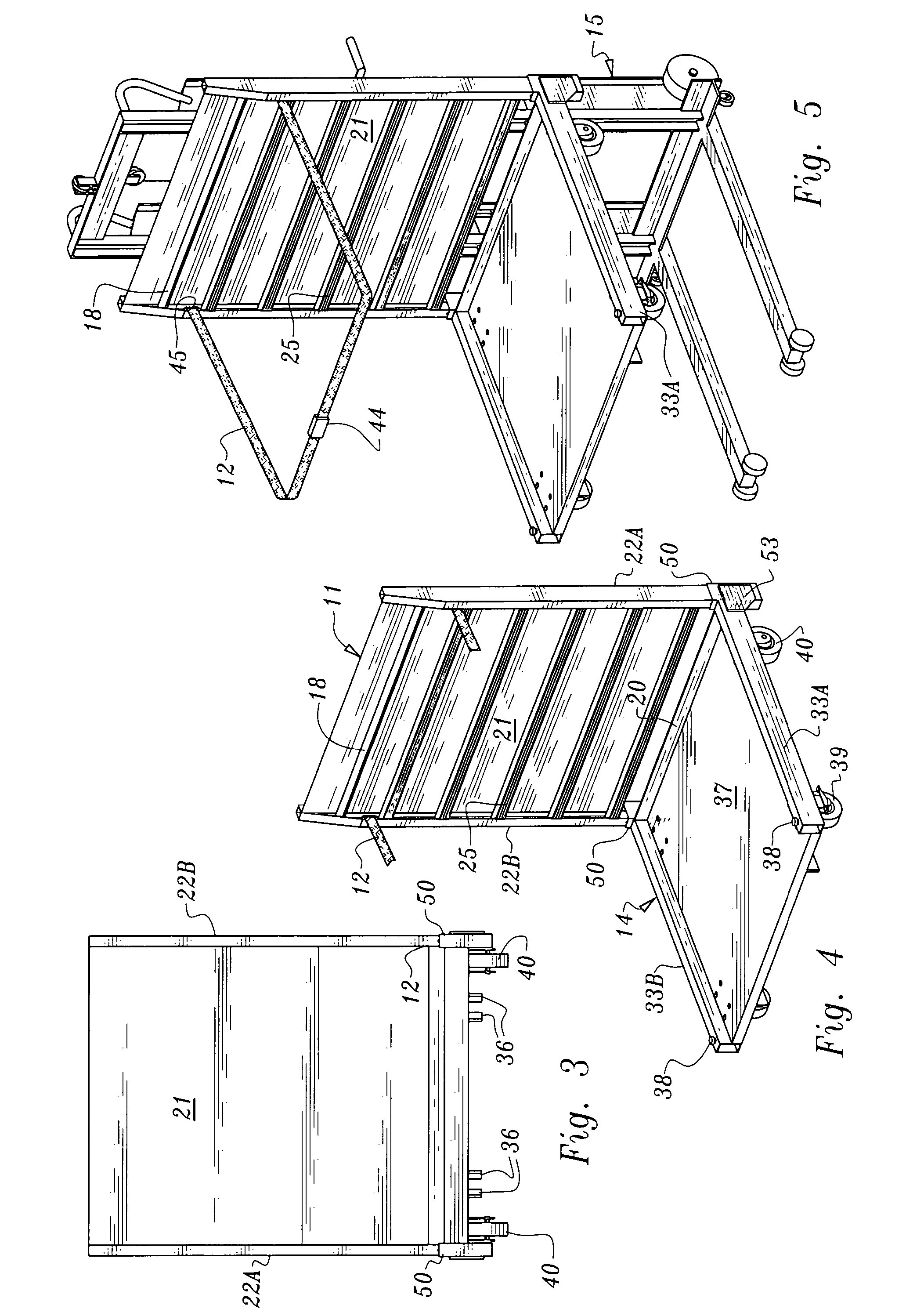 Cart & dual use ramp for console copier relocation