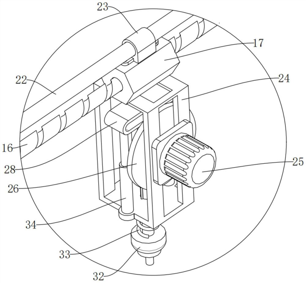 Punching and hole flanging one-time forming die structure and forming method