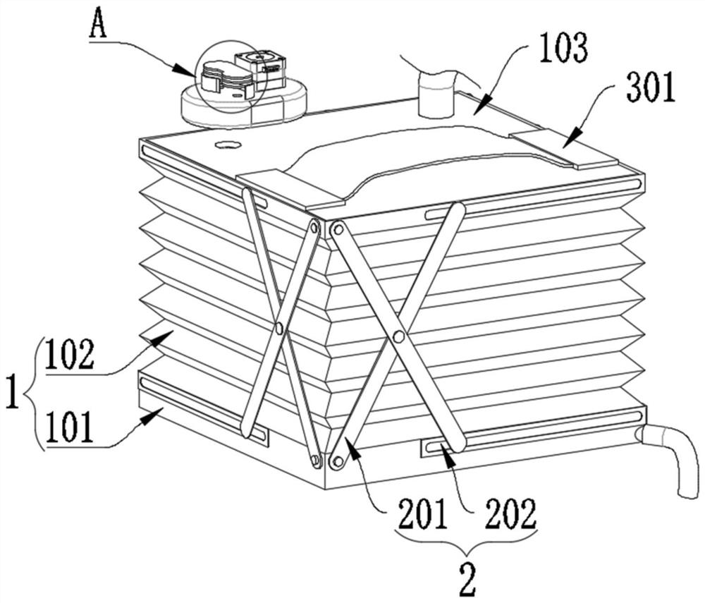 Urethral catheterization device convenient to store and used for nursing old bedridden patient