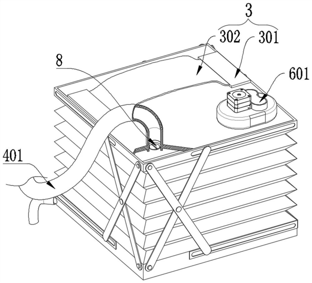 Urethral catheterization device convenient to store and used for nursing old bedridden patient