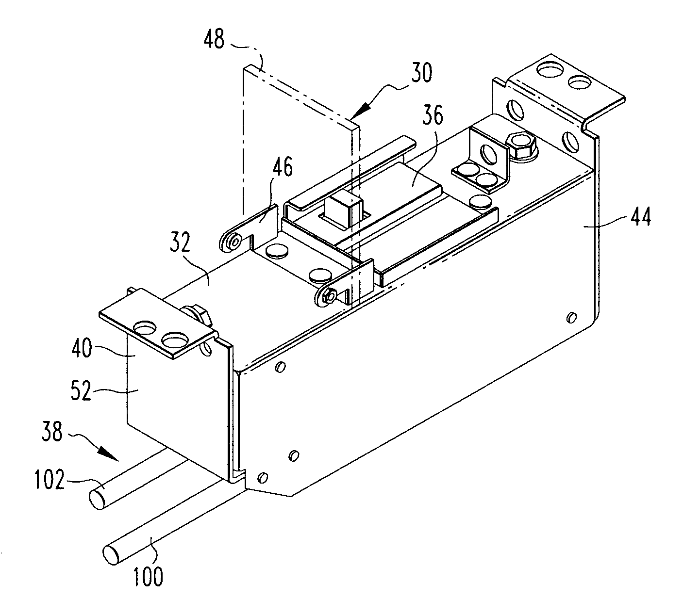 Light pole with integral circuit breaker