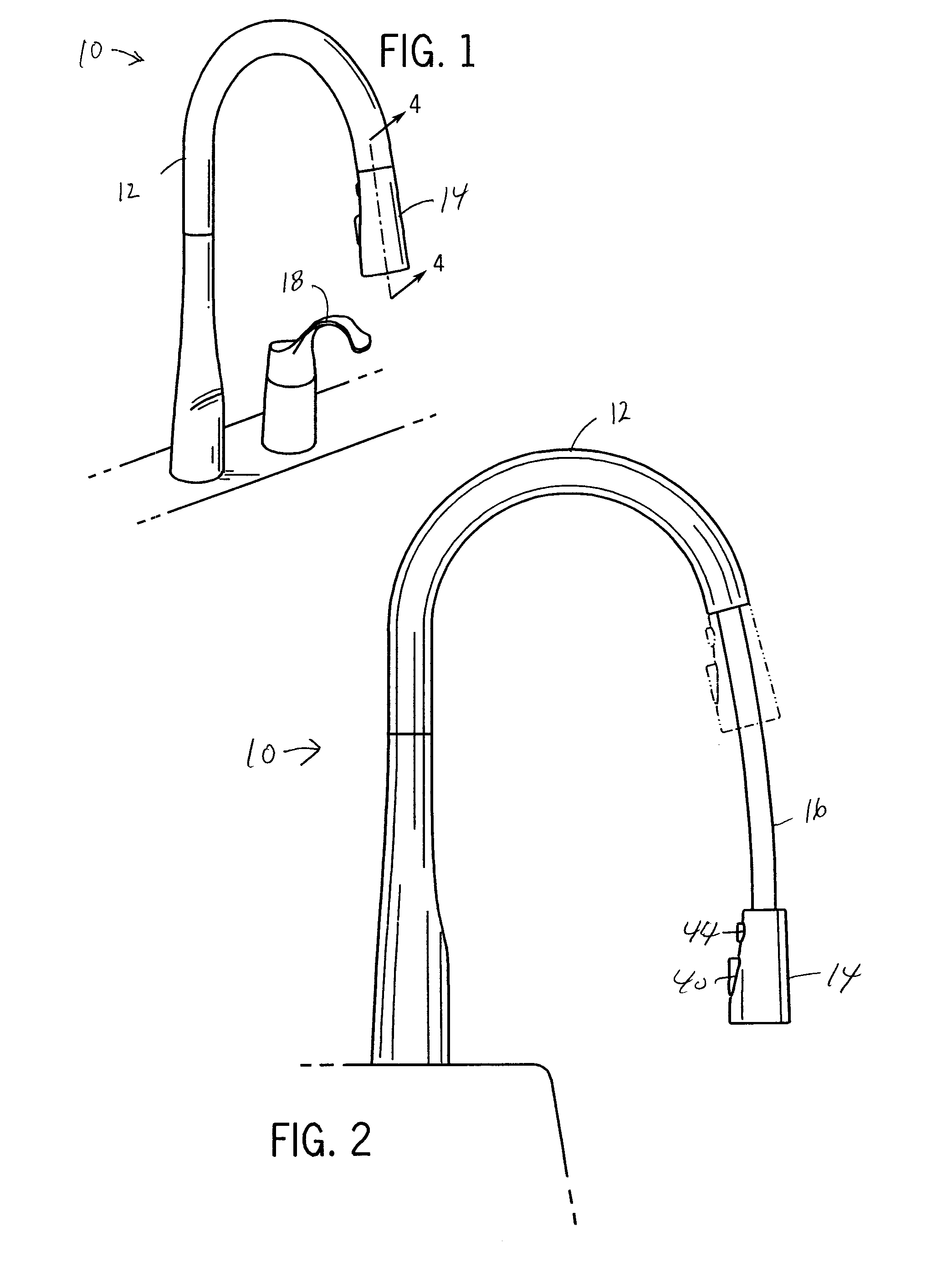 Faucet Spray Control Assembly