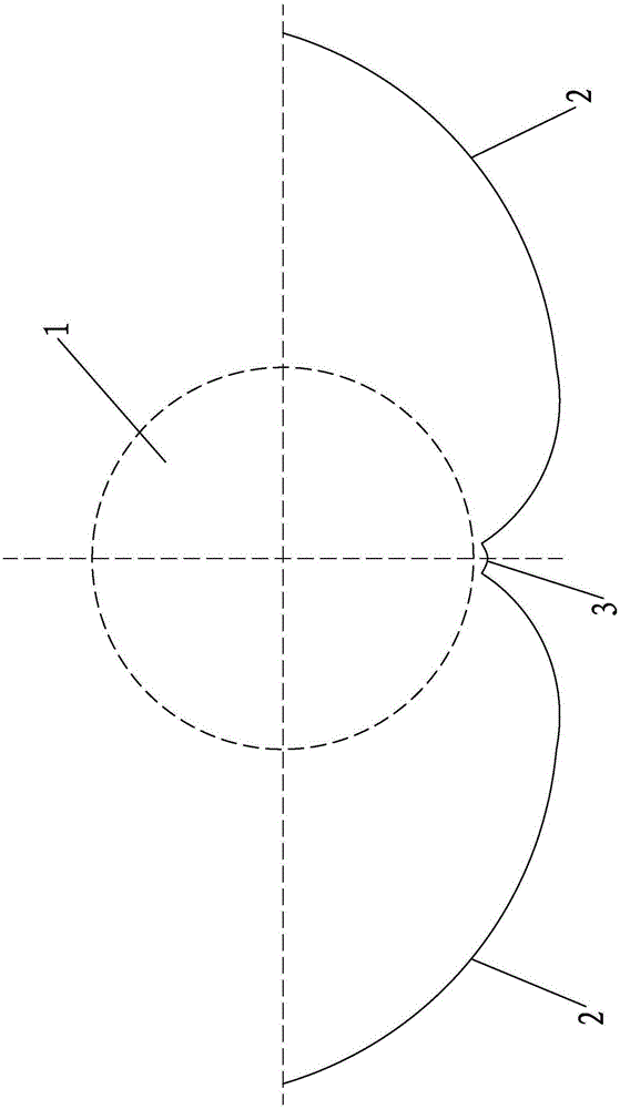 A solar built-in reflector and its design method