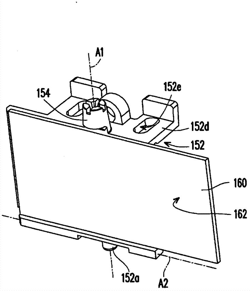 Optical element adjusting module, projecting device and method for adjusting optical element