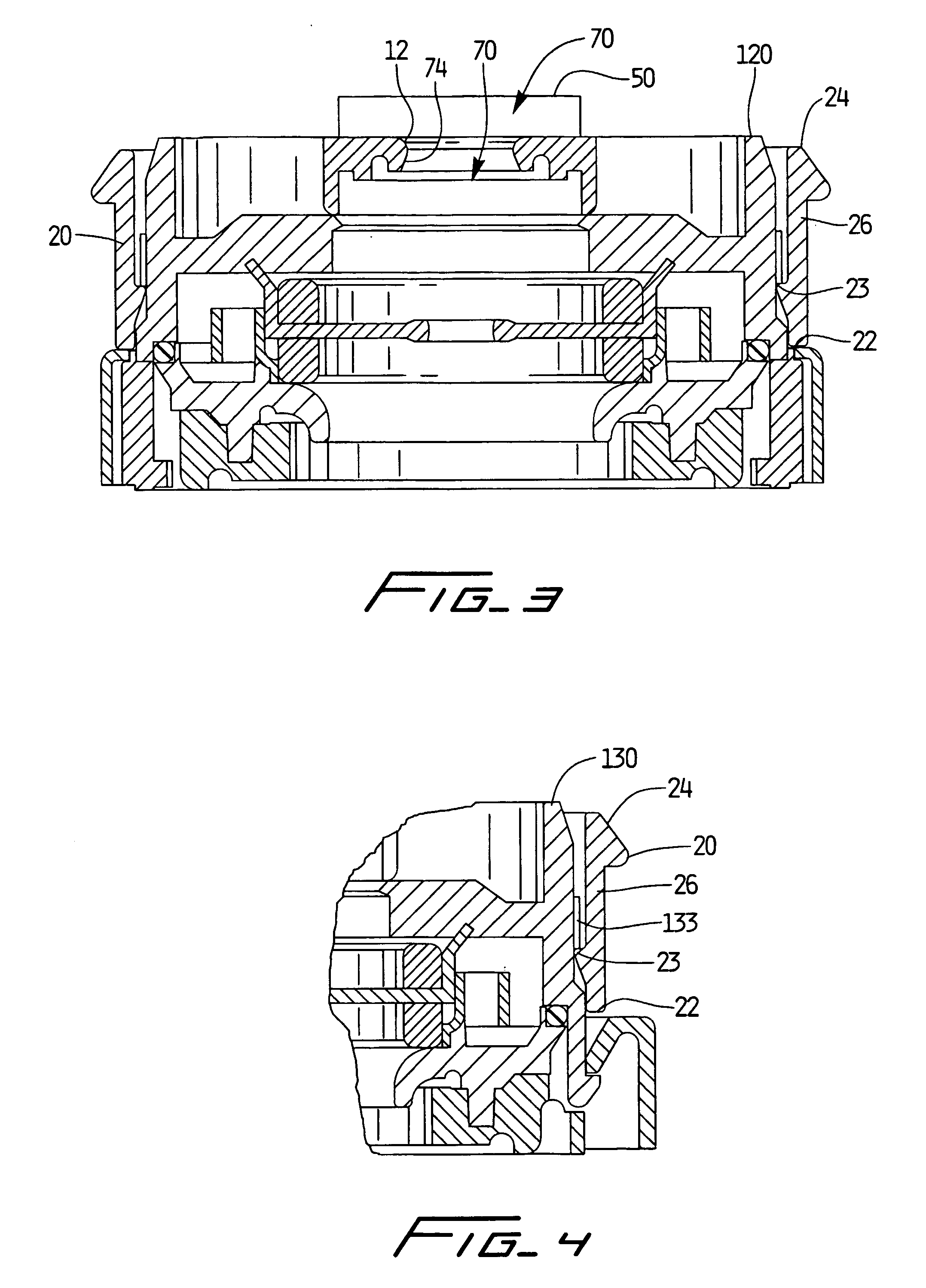 Adaptor cap trocar assembly