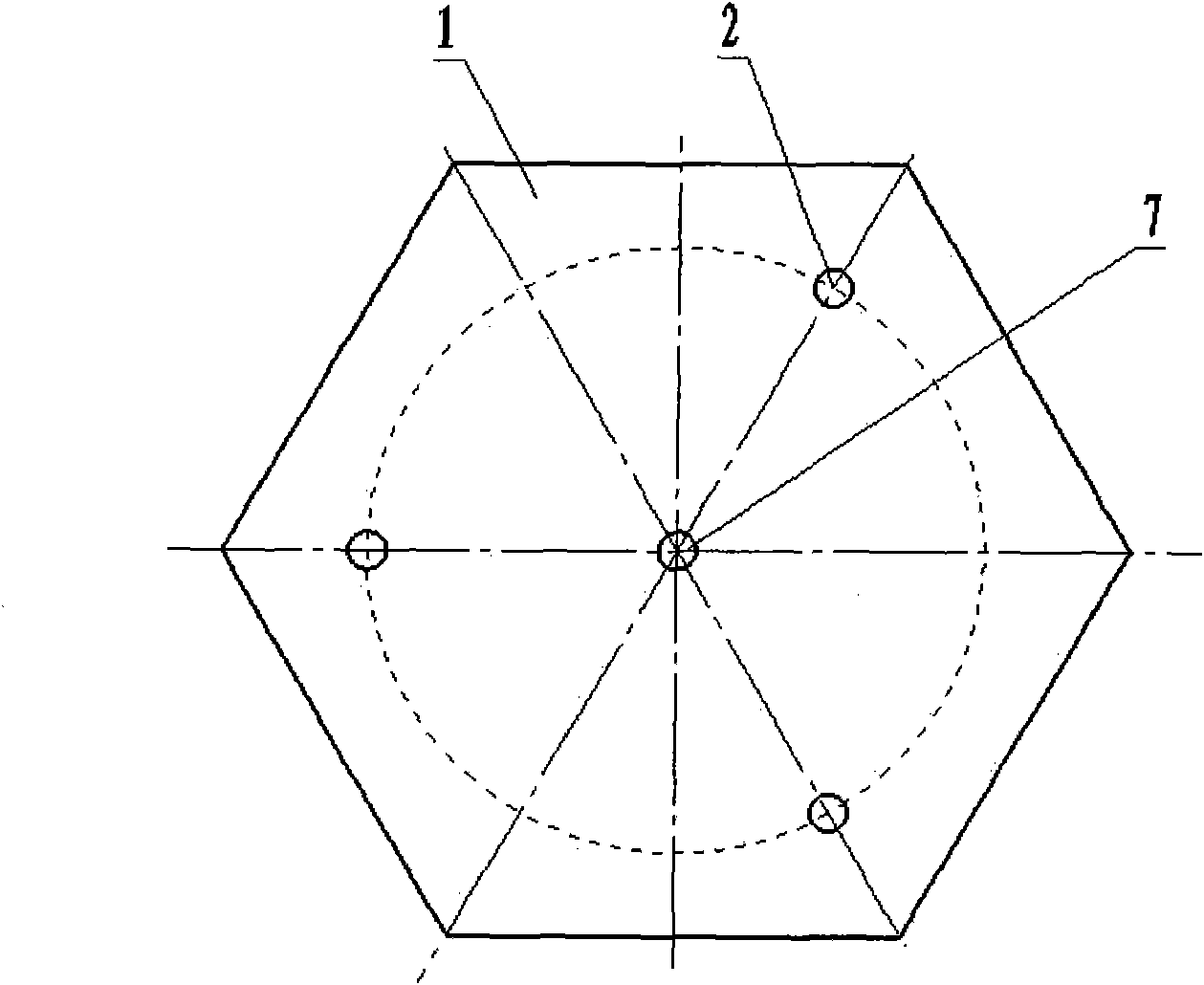 Supporting and adjusting device applied to reflecting mirror of heliostat