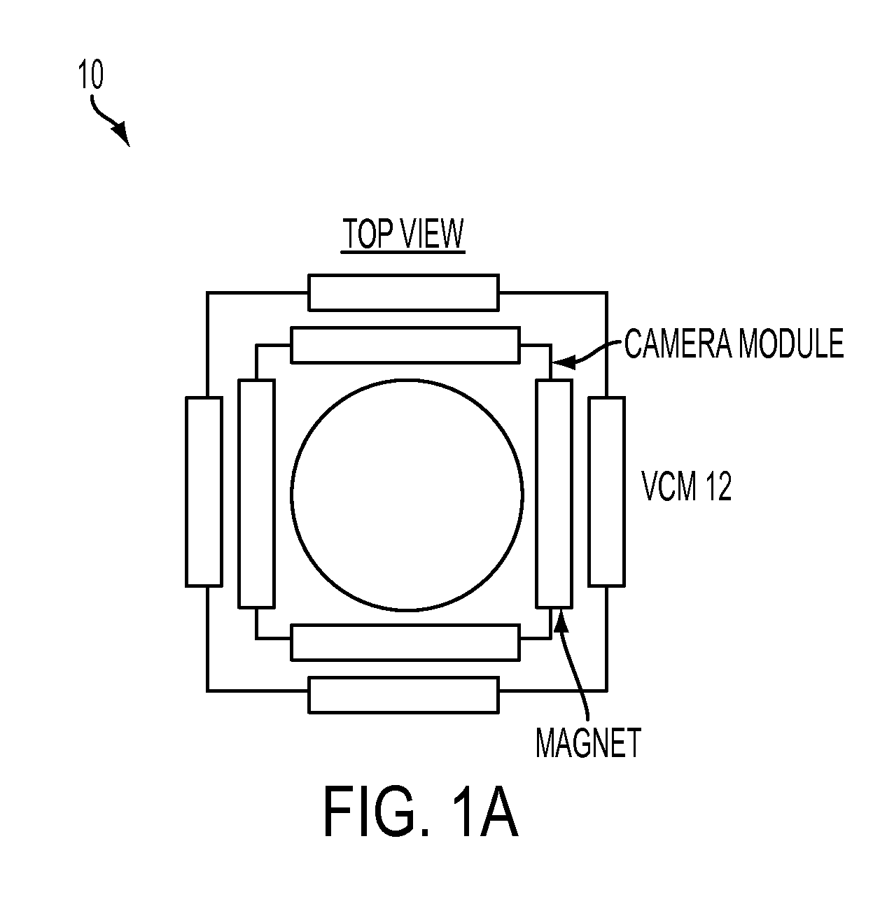 Optical image stabilization in a digital still camera or handset