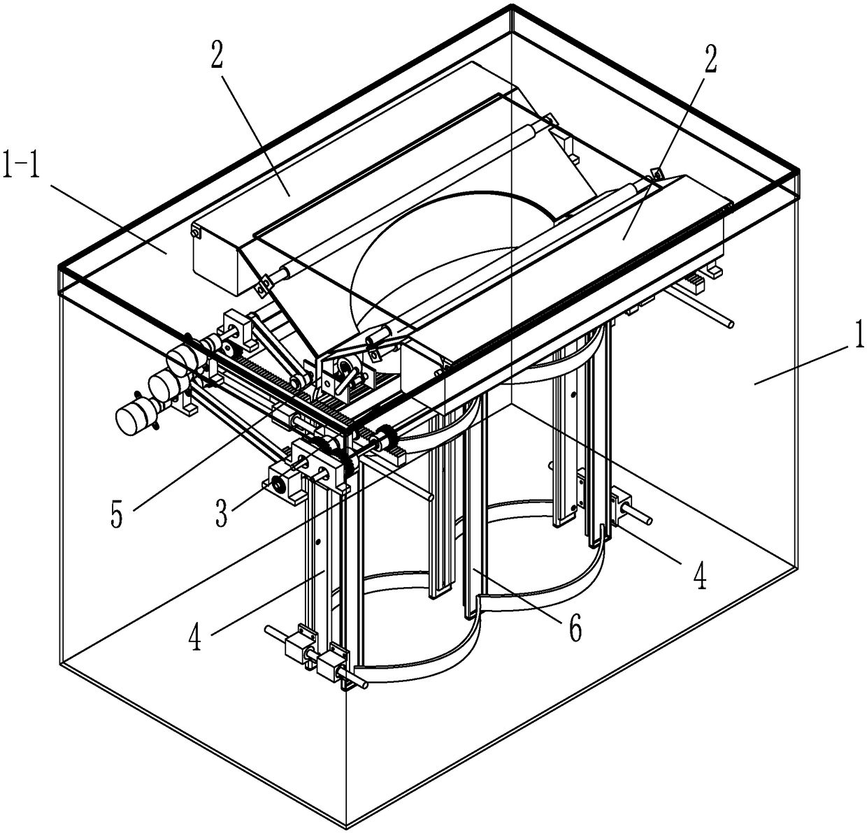 Classification type fully-automatic bagging garbage can