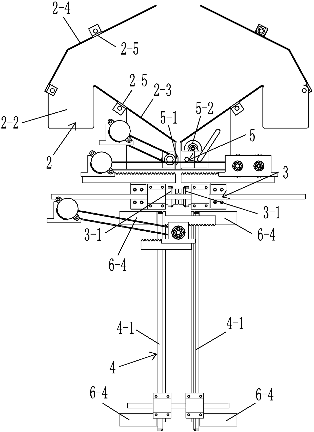 Classification type fully-automatic bagging garbage can