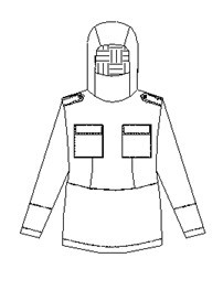 Split electromagnetic shielding protective clothing