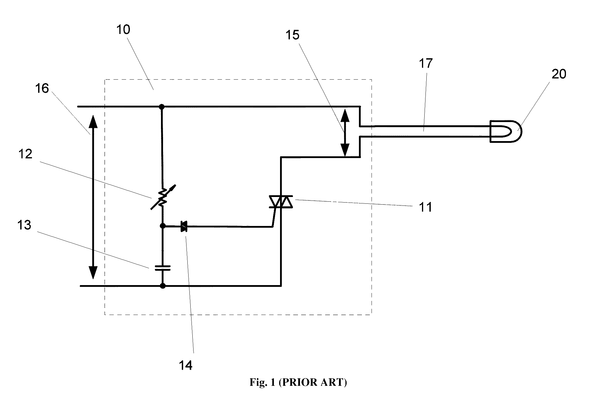 Method and apparatus for driving low-power loads from AC sources