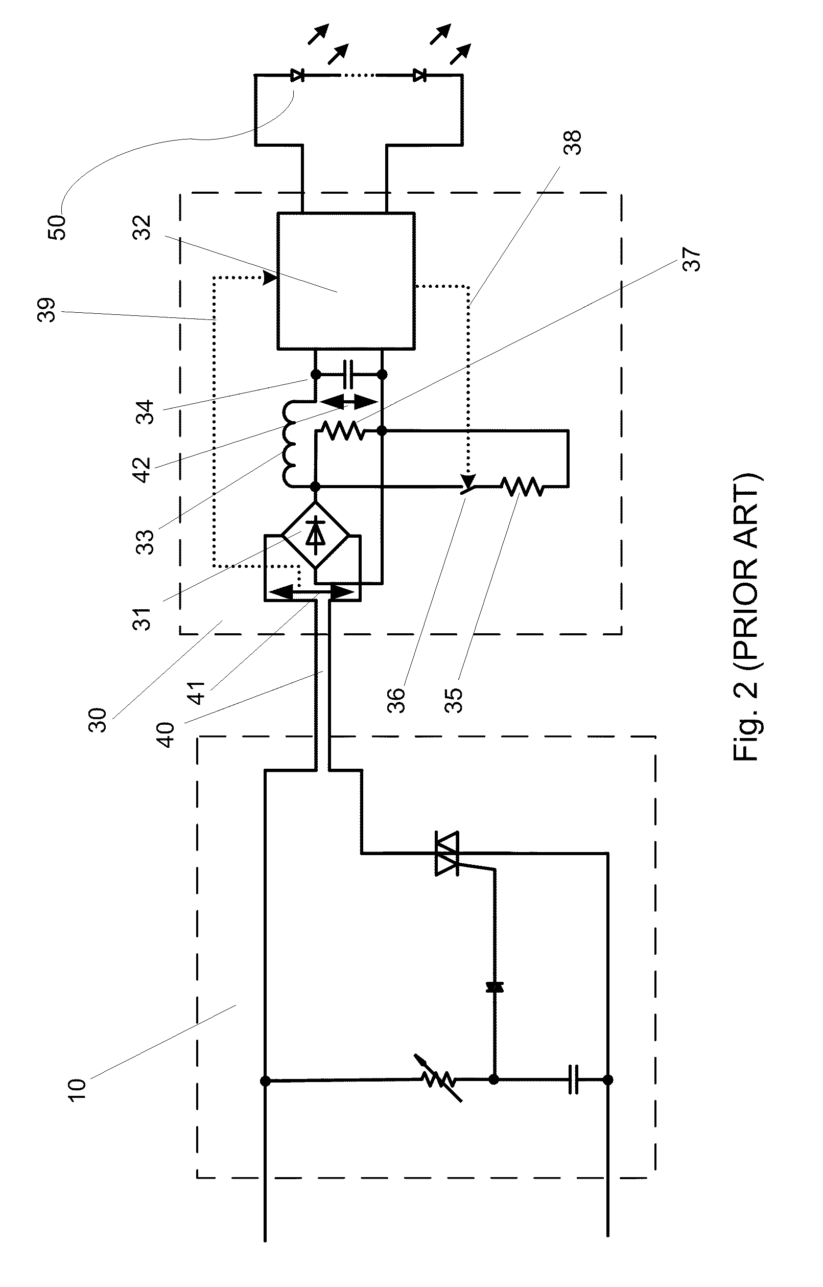 Method and apparatus for driving low-power loads from AC sources