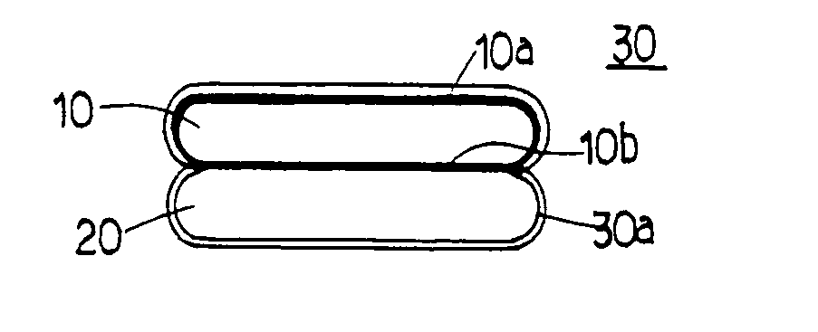 Laminated substrate, method of manufacturing the substrate, and wafer outer periphery pressing jigs used for the method