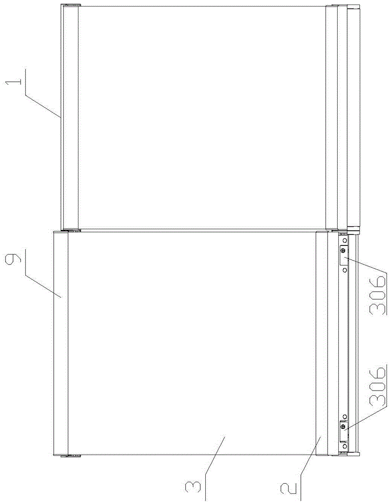 Sliding door structure capable of sliding to random door position