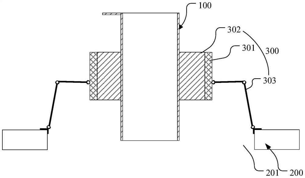 Bush fixing device for craniocerebral operation