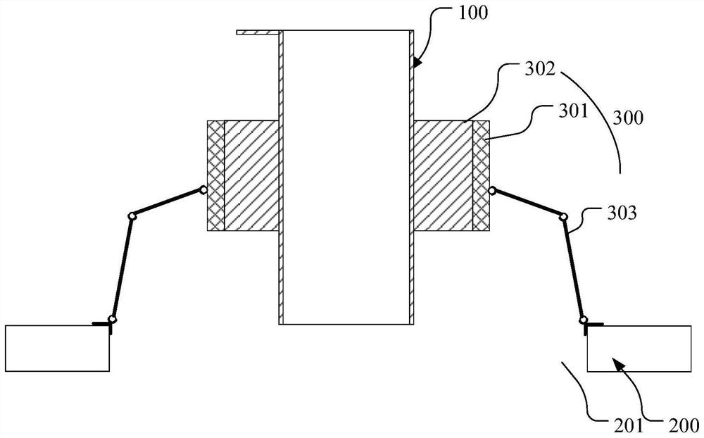 Bush fixing device for craniocerebral operation