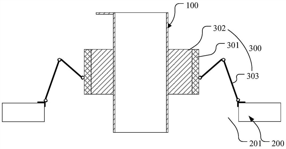 Bush fixing device for craniocerebral operation