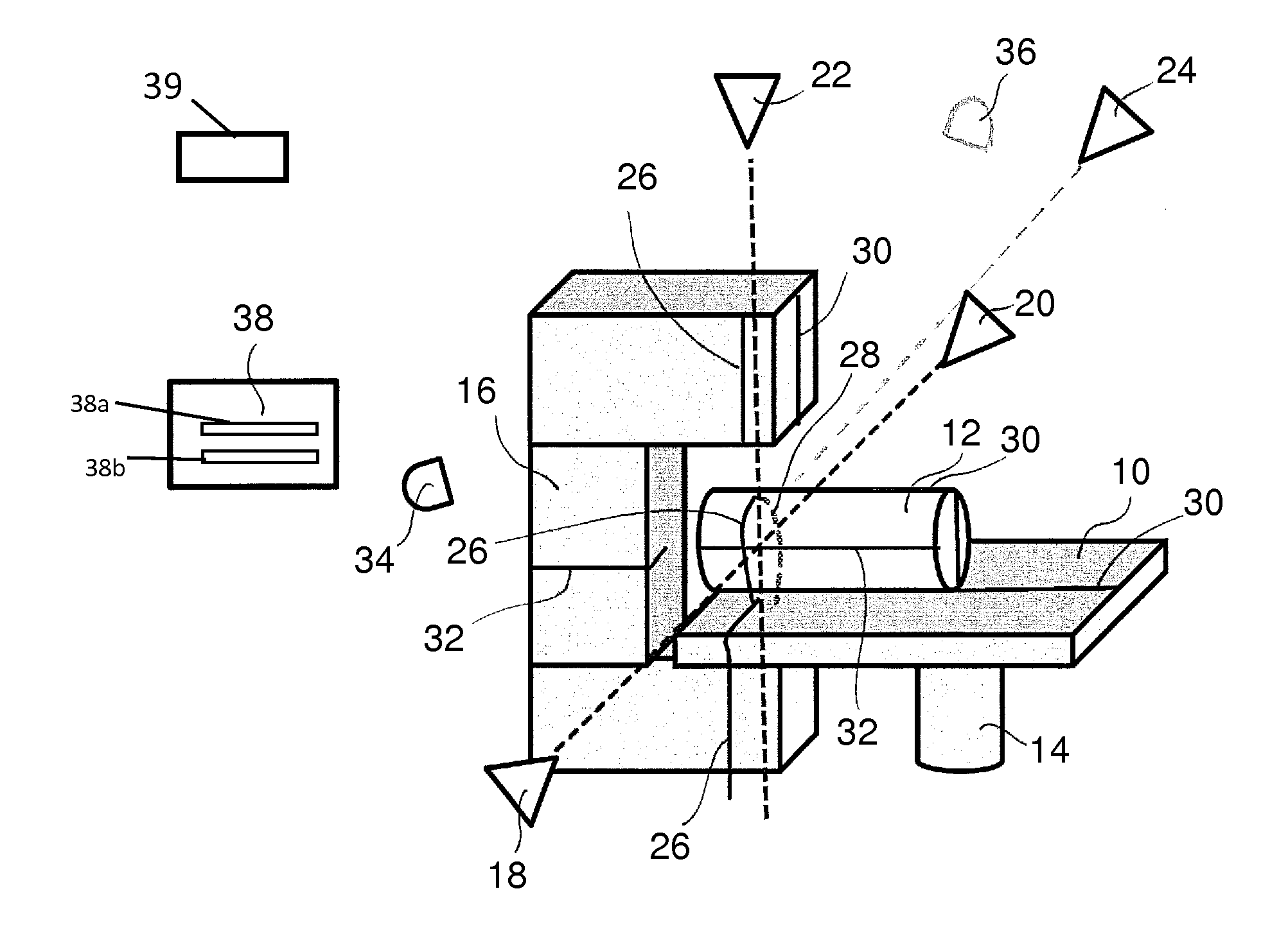 System and method for determining the position of objects in a radiation room for radiation therapy