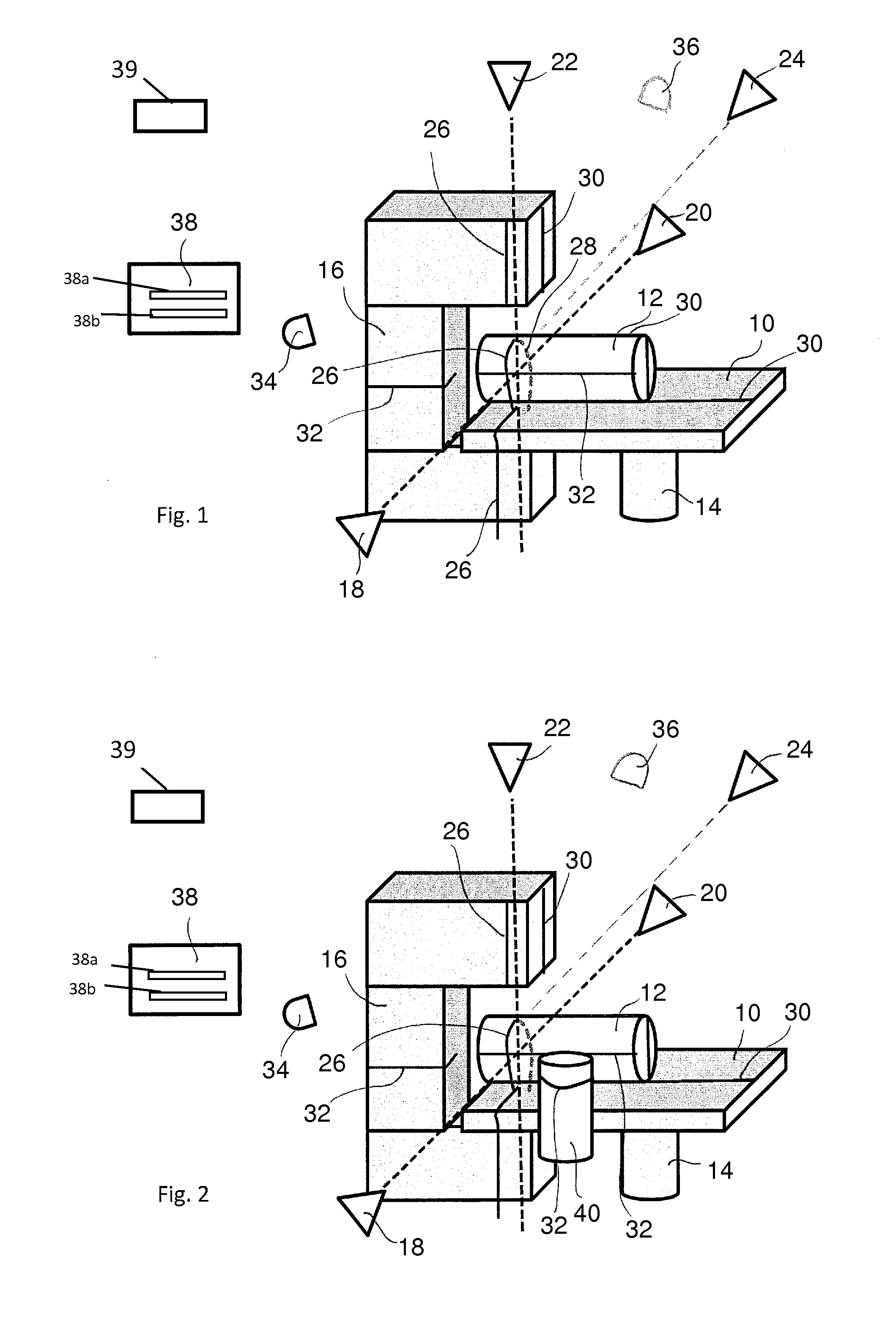 System and method for determining the position of objects in a radiation room for radiation therapy