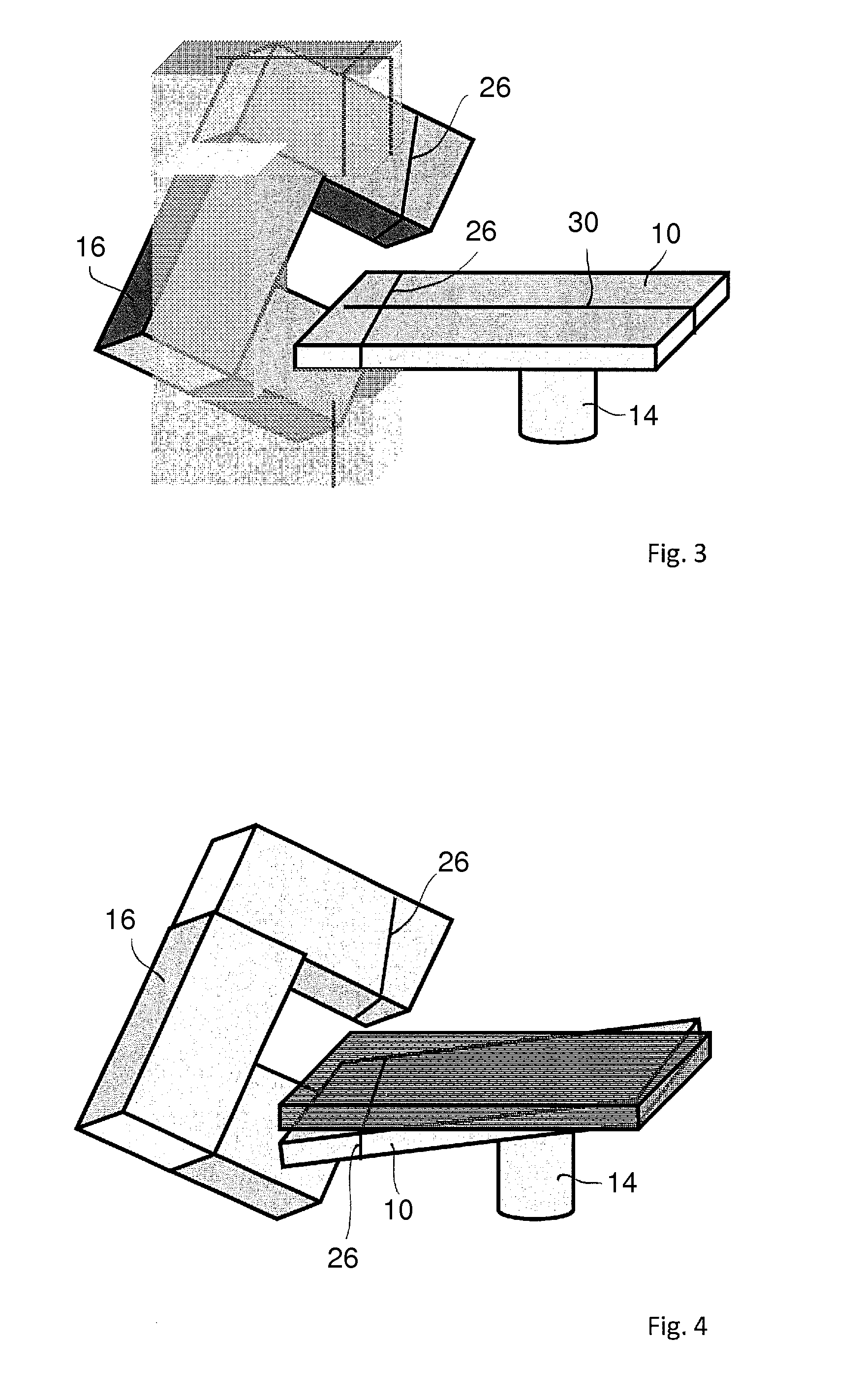 System and method for determining the position of objects in a radiation room for radiation therapy