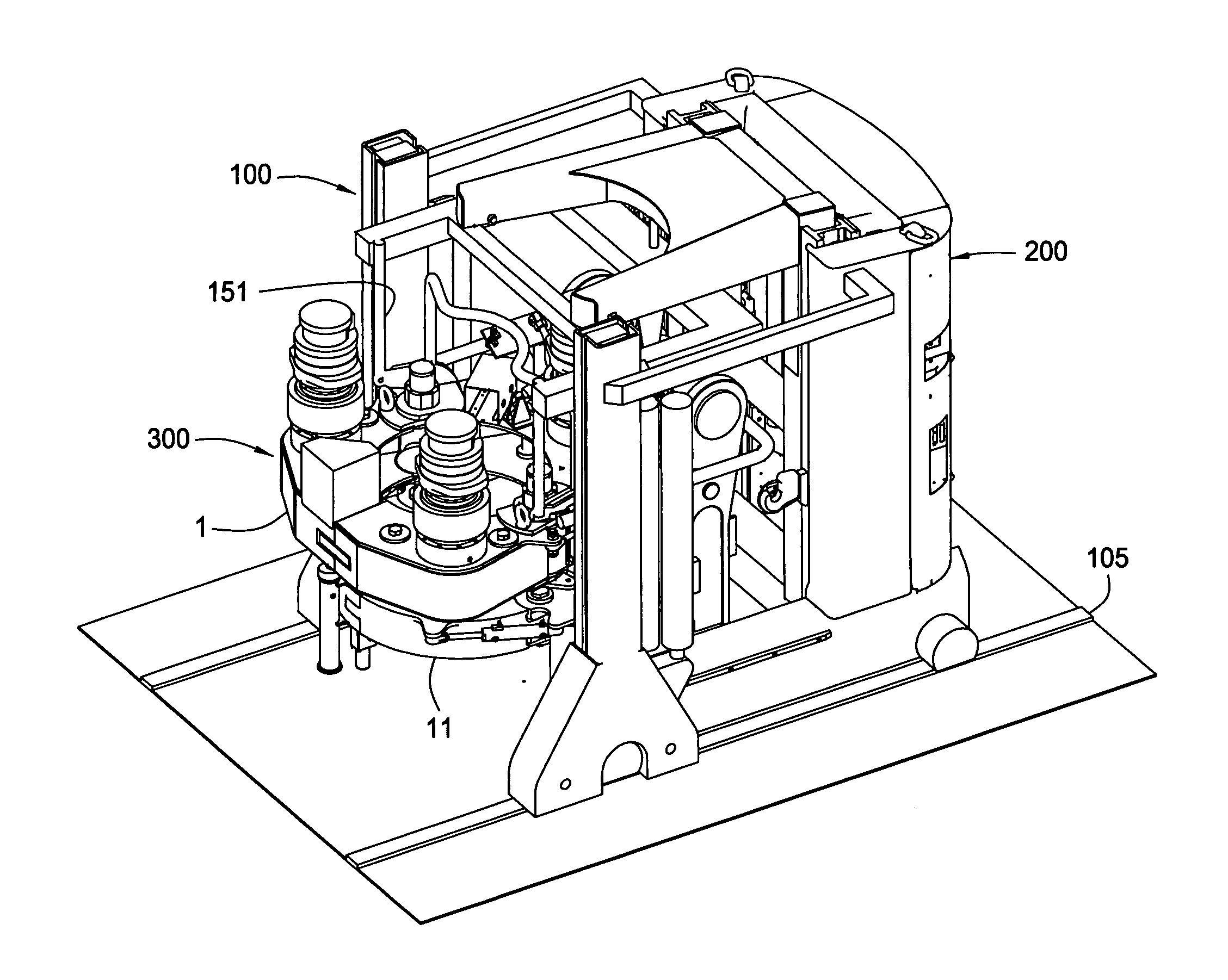 Adapter frame for a power frame