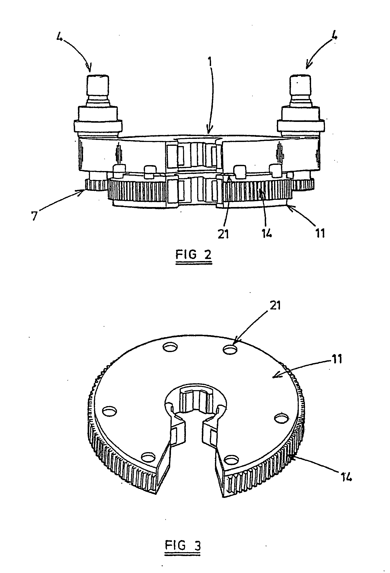 Adapter frame for a power frame