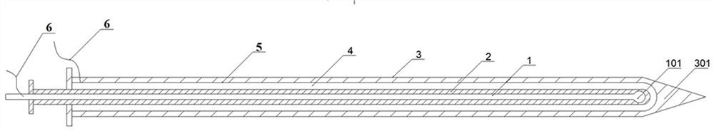 Capacitance force feedback puncture needle and capacitance force feedback puncture equipment